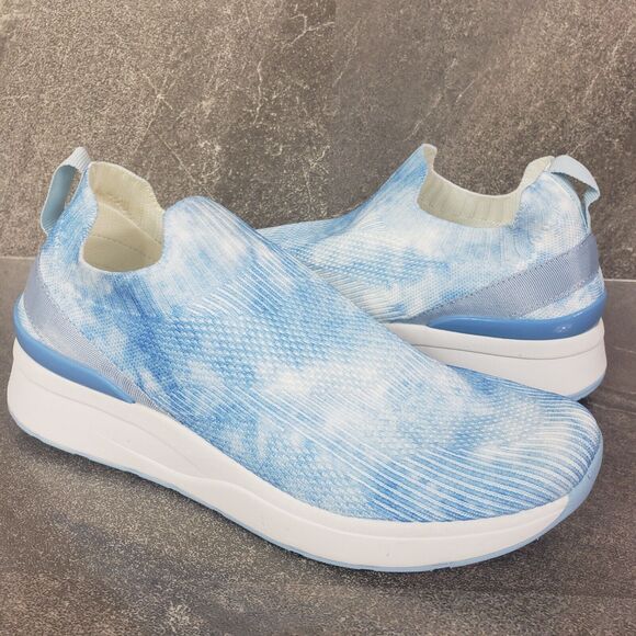 Isaac Mizrahi Shoes - Isaac Mizrahi Live Sneakers Womens 8 M Blue Tie Dye Casual Athletic Shoes